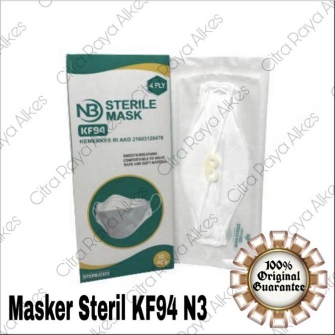 Masker Steril KF94 N3 4 Plays t-citrarayaalkes Ayo Beli