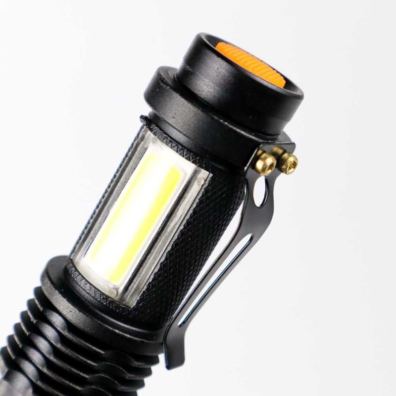 TaffLED Senter LED 3800 Lumens Waterproof Pocketman COB Zoomable - P1