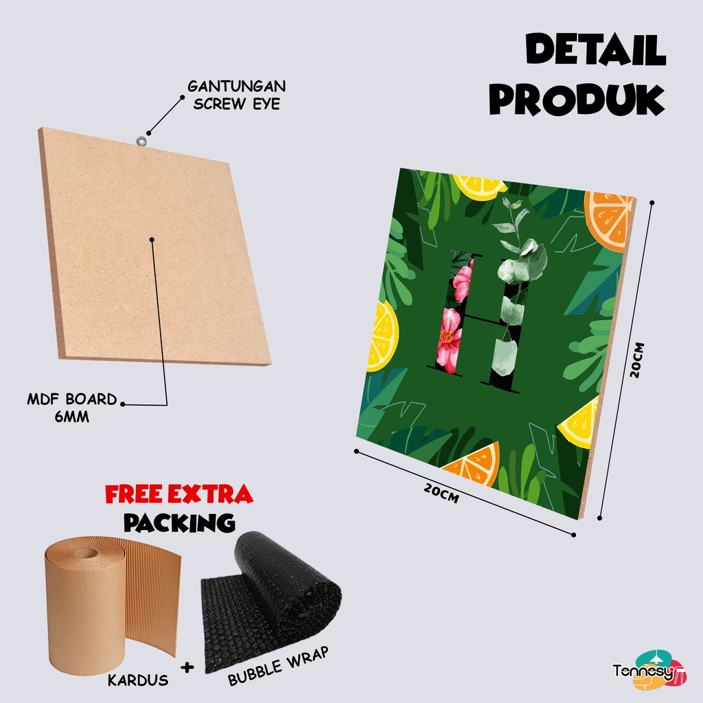 HIASAN DINDING HOME TROPICAL DAUN WALL DEKOR PAJANGAN KAYU POSTER DEKORASI DINDING KAMAR RUMAH