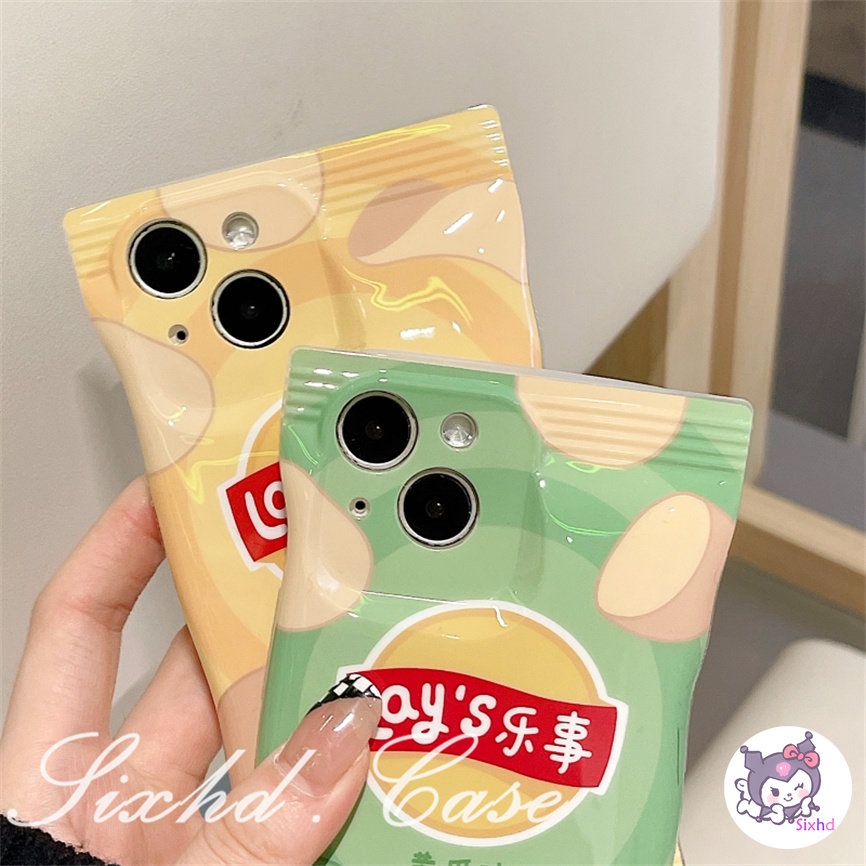 Redmi 12C 10C 10A 10 Redmi Note 12 11 11s 10s 10 9 8Pro Redmi 9T 9C 9A 9 Xiaomi 12 Lite 11Lite 12T 11T 10T Poco M3 X4Pro Candy Snack Bag Case Cartoon Potato Chips Phone Case Soft Cover