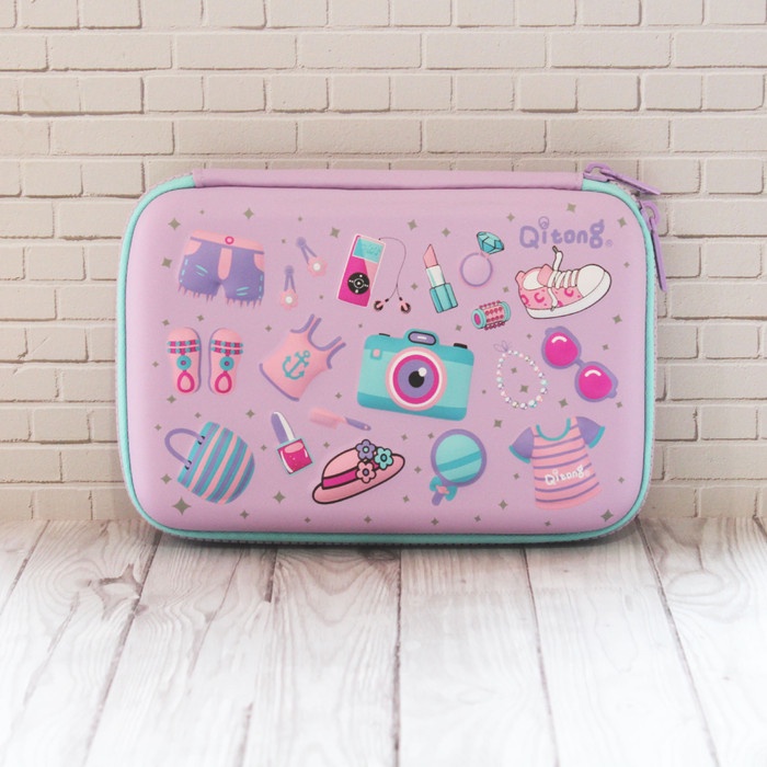 

Tepak Kotak Pensil Model Smiggle Hardtop Pencil Case Camera