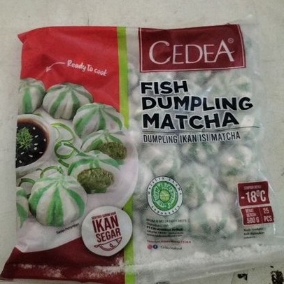 

Cedea fish dumpling matcha 500gr