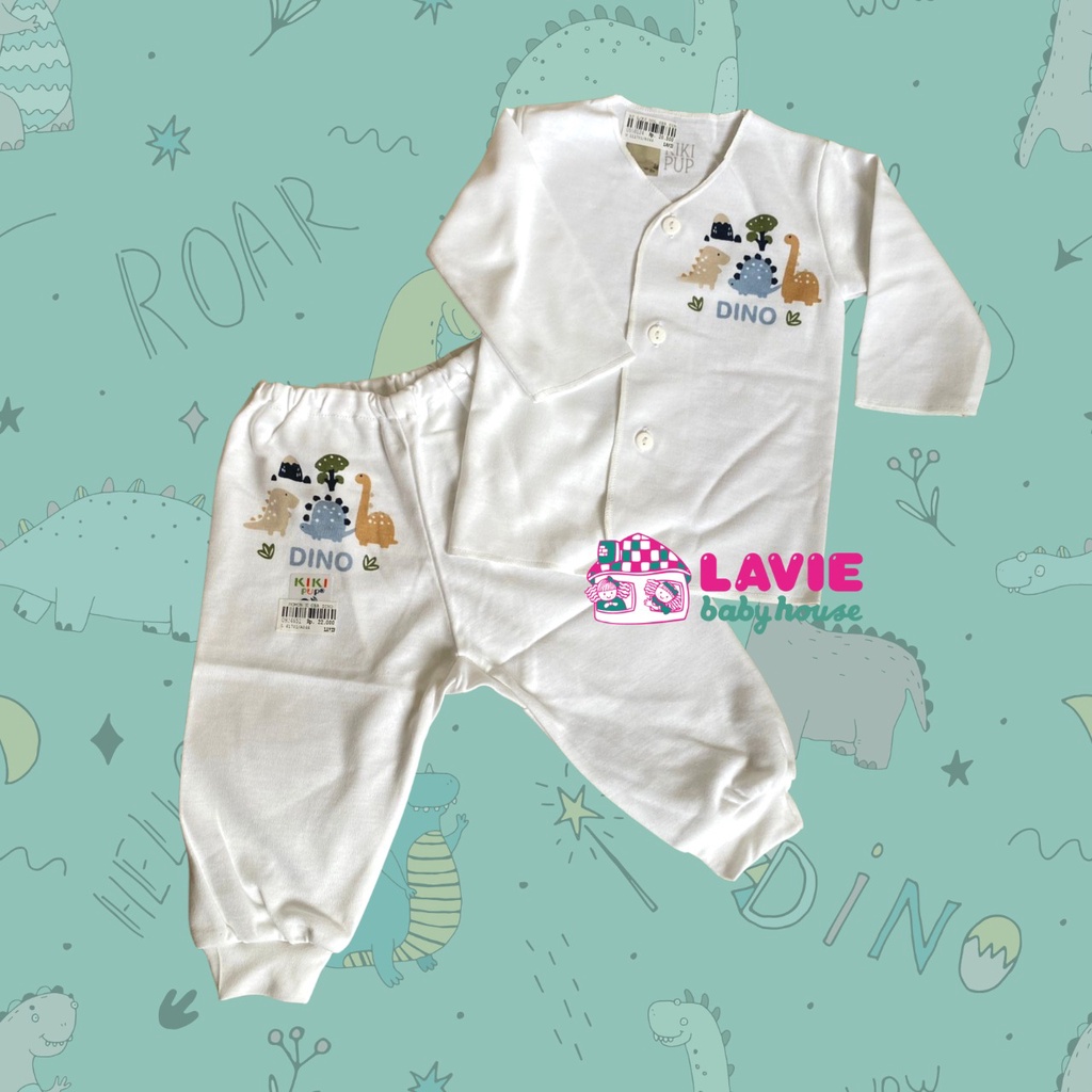 KIKIPUP - Newborn Unicorn dan Dino - Baju Bayi Stelan Panjang