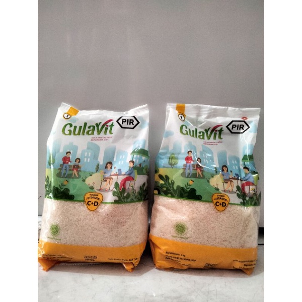 Gula Pasir Gulavit 1kg/Gula Pasir Gulavit 1kg/GulaVit Gula Pasir Kuning [1 Kg] tekstur gula agak kec