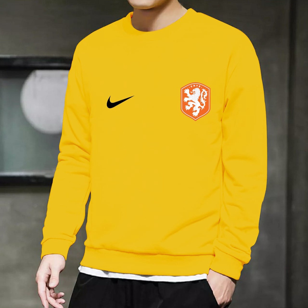 BAJU PRIA LENGAN PANJANG BELANDA EDISI PIALA DUNIA 2012 DISTRO KEREN TERBARU TERLARIS