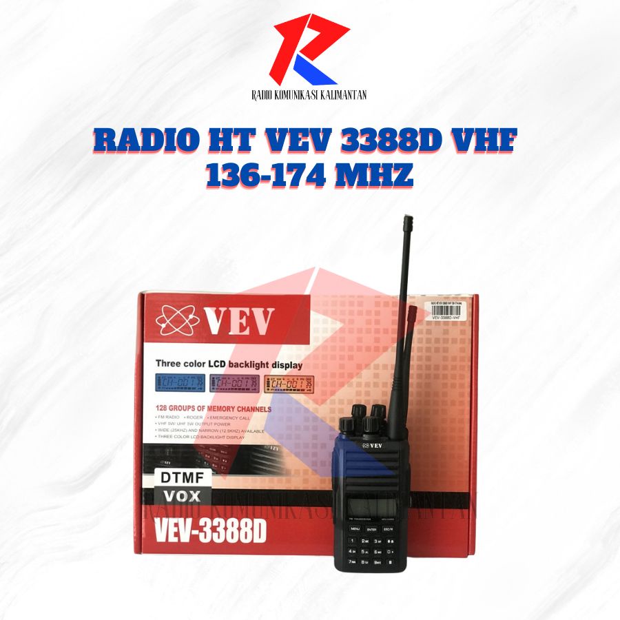 RADIO HT VEV 3388D VHF 136-174 MHz