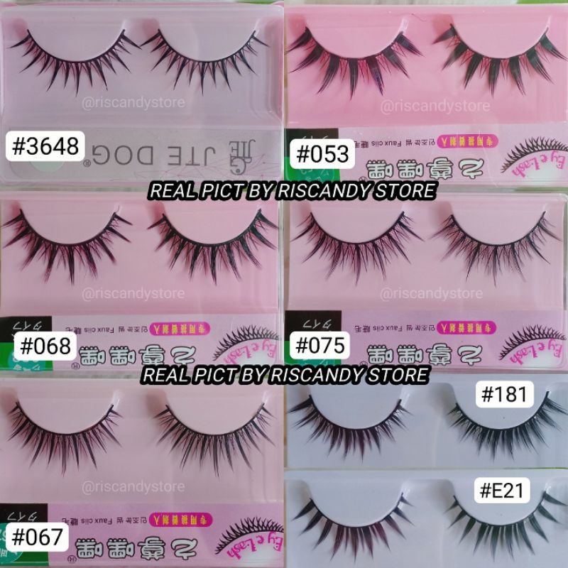 [1 Pasang] Fairy &amp; Dolly Eyelashes / Douyin Eyelashes sepasang