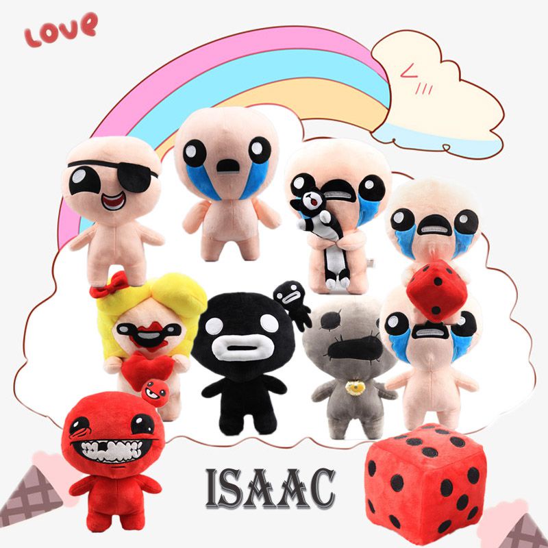 Pengikat Isaac Plush Toys Game Stuffed Dolls Fans Anak Koleksi Hadiah Lembut