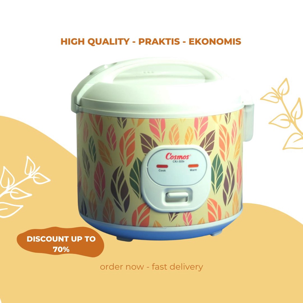 KP - Magic Com penanak Nasi Cosmos CRJ 323S SSO