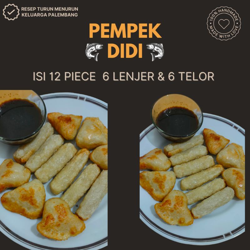 

pempek mix lenjer & telur