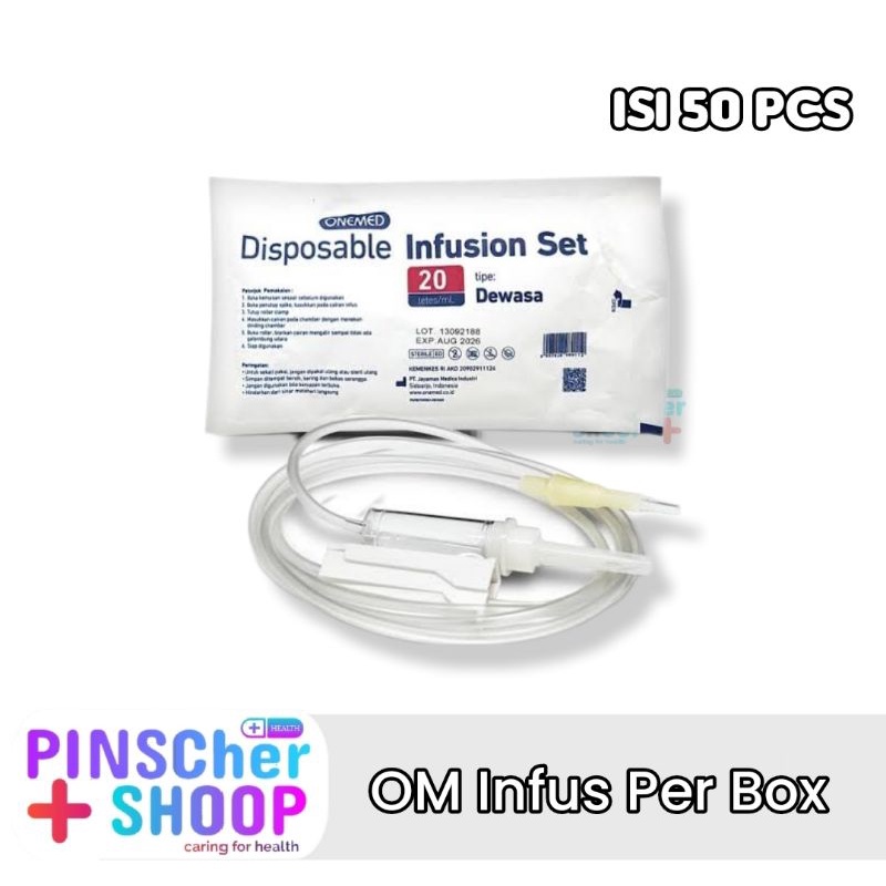 Infusion Set Dewasa All Merk Selang Infuset / Box