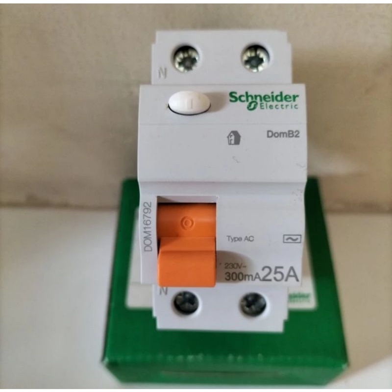 RCCB ELCB SCHNEIDER DOMAE 2P 25A 300-mA