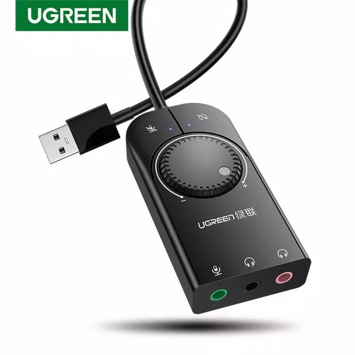 UGREEN AUDIO USB SOUNDCARD EXTERNAL Volume Control &amp; Mute Button
