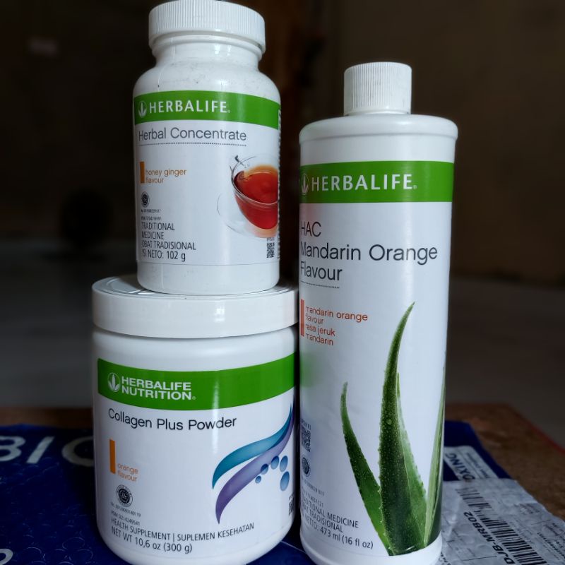 Paket Collagen,teh concentrate,aloe herbalife100% original diskon lebih murah 42% resmi
