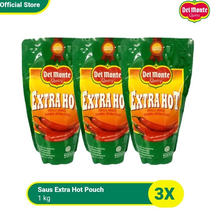 

Delmonte Saus Extra Hot Pouch 1 kg - Isi 3