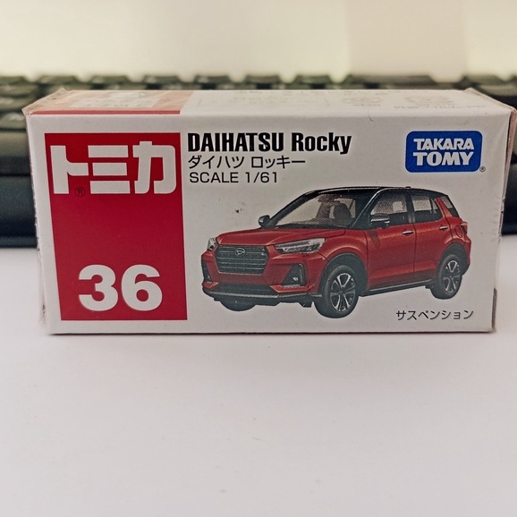 Miniatur Tomica Daihatsu Rocky  Red 36 Scale 1/61