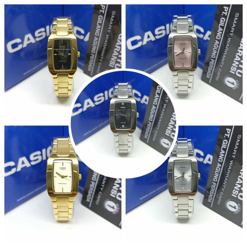 Jam Tangan Wanita Tali besi Casio LTP-1165A Original Garansi Resmi Mesin