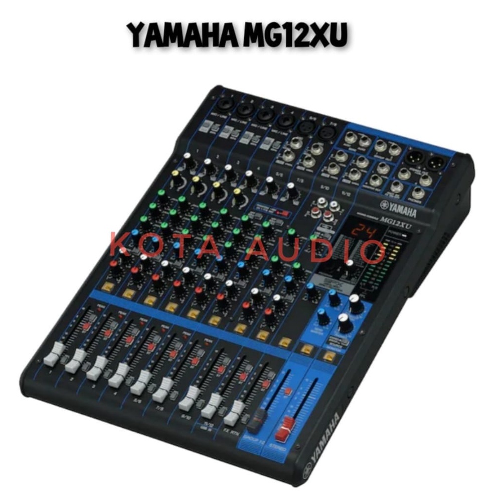 Mixer Audio Yamaha MG 12 XU/ MG 12XU/ MG12XU Original 12Channel