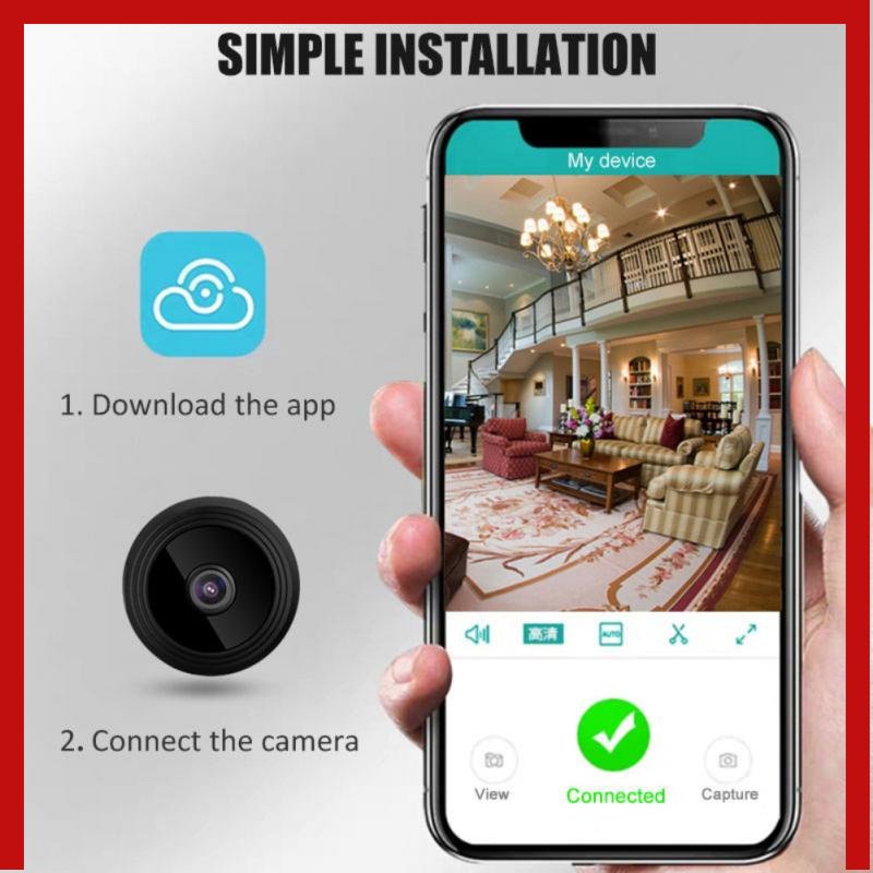 WIRELESS A9 MINI CAMERA WIFI HD 1080P  MINI CAMERA SMART NETWORK CAMEERA CCTV SPY CAMERA SURVEILLANCE CAMERA CCTV WIFI KAMERA CCTV MINI