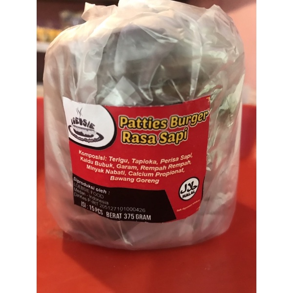 

Daging Burger)Patty Burger Ekonomis Rasa Ayam dan Sapi di Medan (frozen food)