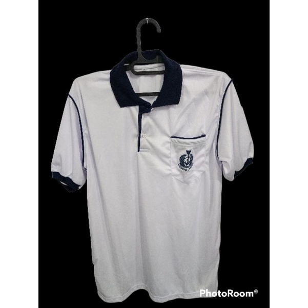 Kaos Poral TNI-AL Lengan pendek List biru