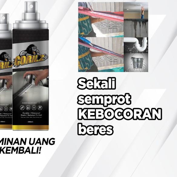 

GORI SEALANT SPRAY - SEMPROTAN AJAIB ANTI BOCOR ([PAKET HEMAT 2BOTOL) - Hitam