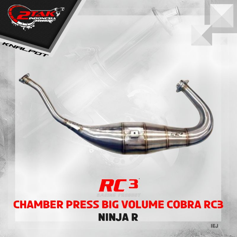 KNALPOT RC3 CHAMBER  CORBA NINJA R BIG VOLUME PRESS