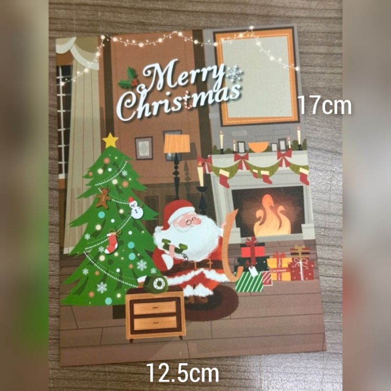 KARTU UCAPAN NATAL MERRY CHRISTMAS BESAR ,