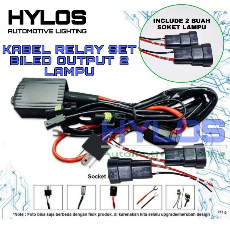 Jual Kabel Relay Set Biled Hi Loo Projie Motor Mobil Shopee Indonesia