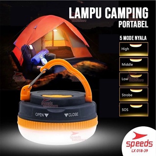 Lampu Tenda Gantung SPEEDS Lamp Tent Camping / Emergency Senter Hook 3 Mode SPEEDS 018-38 018-39