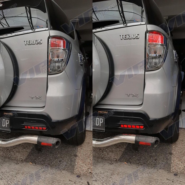 Lampu bumper mata kucing belakang LED toyota RUSH daihatsu TERIOS