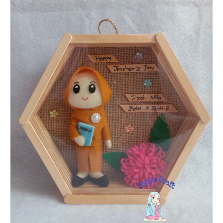 Frame hexagonal / frame stik es krim