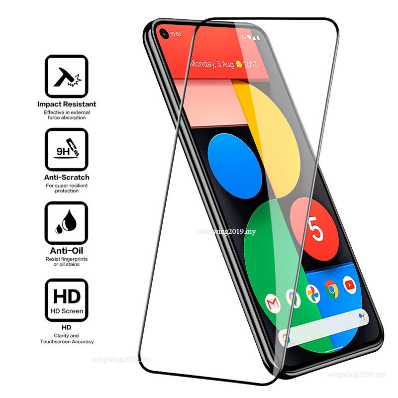 Pelindung Layar Tempered Glass 9D Untuk Google Pixel 4A Google Pixel 3 XL Lite 3A 4 5