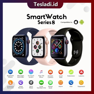 SmartWatch T500+Pro Full Layar Sentuh Watch Pemutar Musik Monitor Detak Jantung Tekanan Darah Smart Watch