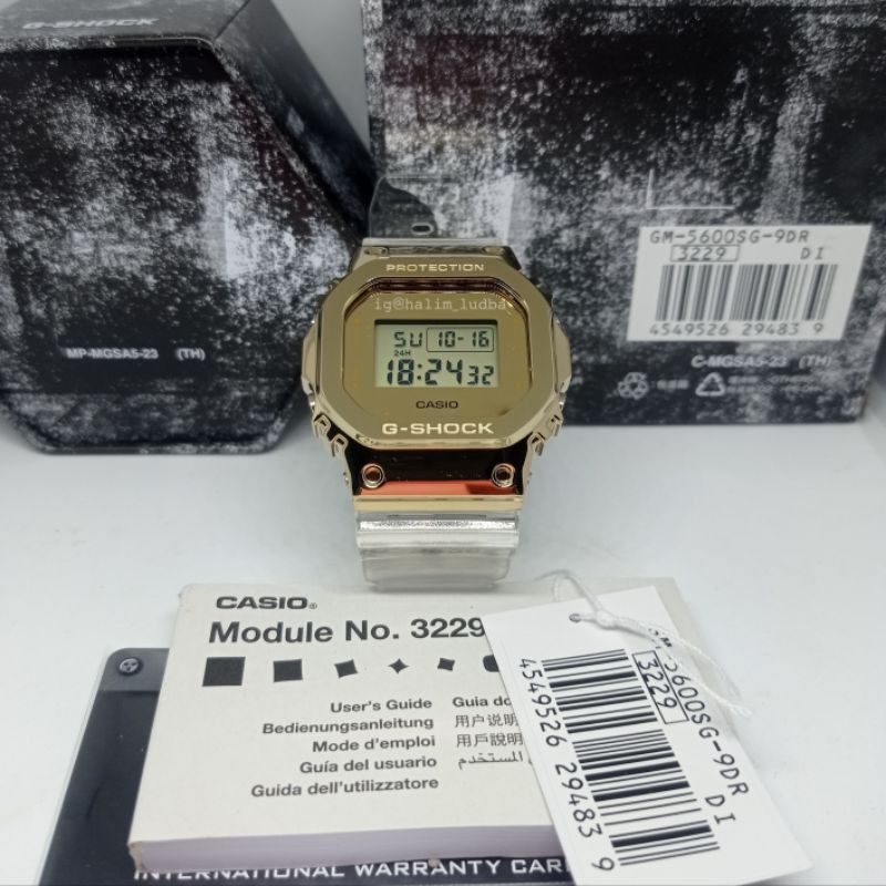 casio g-shock gm-5600sg-9dr gshock gm5600 g shock gm 5600sg original new