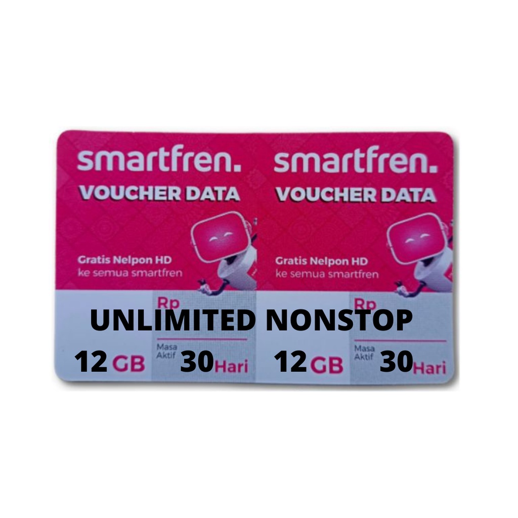 VOUCHER SMARTFREN NONSTOP 12 GB