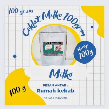 

Promo Bubuk coklat milko My powder 1 ONS- Bubuk Es Kepal Milo My Powder 100 gram