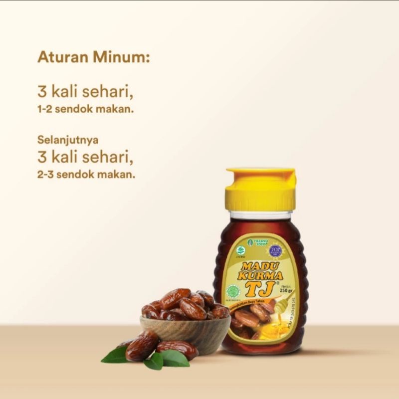 Madu TJ Kurma 250gr Tresno Joyo