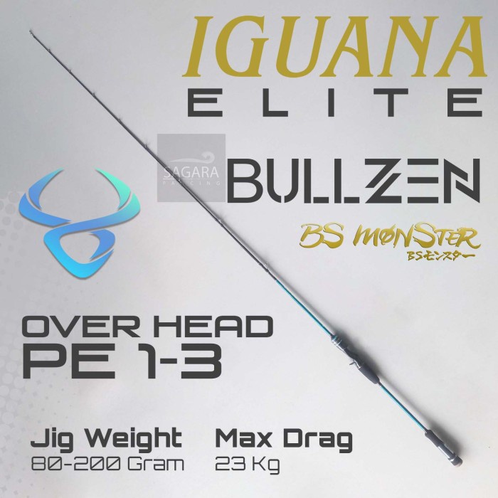 PROMO COD Joran Bullzen BS Monster Iguana Elite Jigging Spinning OH Over Head - PE 1-3 OH