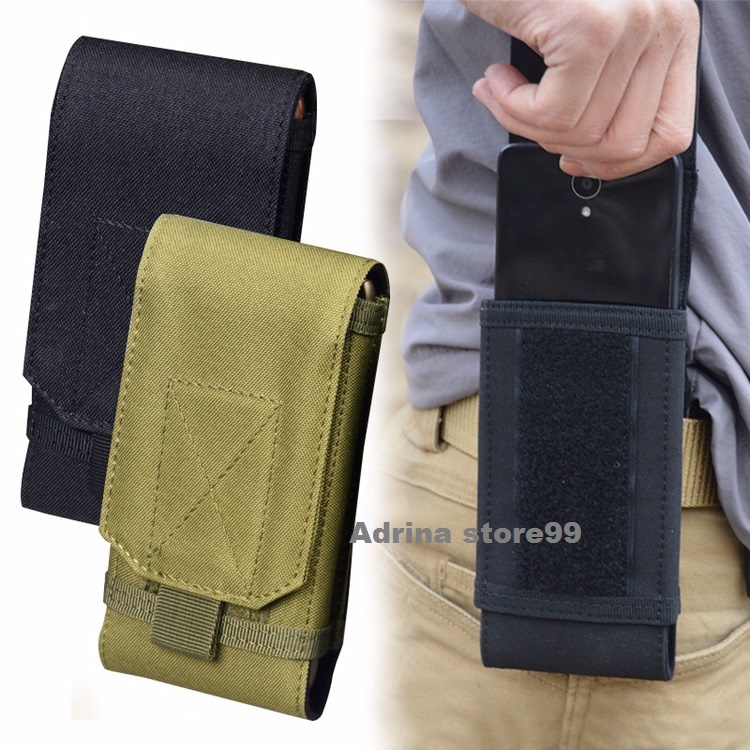 Tas pinggang army untuk hp / tas hp / tas pria