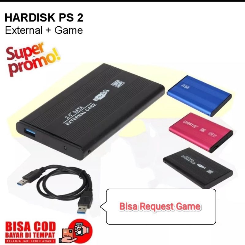 HDD Hardisk PS2 250 GB Bisa Request Game