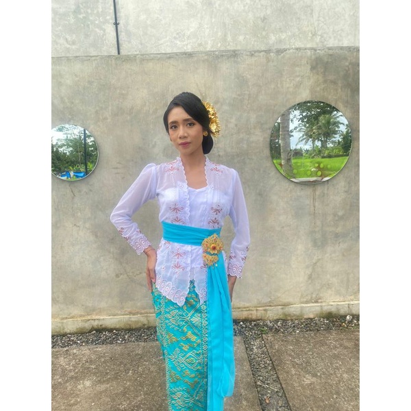 Kebaya Bali By Ani Kebaya Jadi Bordir Putih