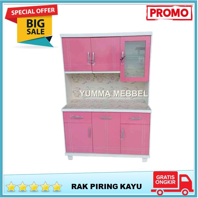 Rak Piring 3 Pintu Rak Dapur Kayu Terlaris Cirebon Indramayu Kuningan Tegal Pekalongan Pemalang band