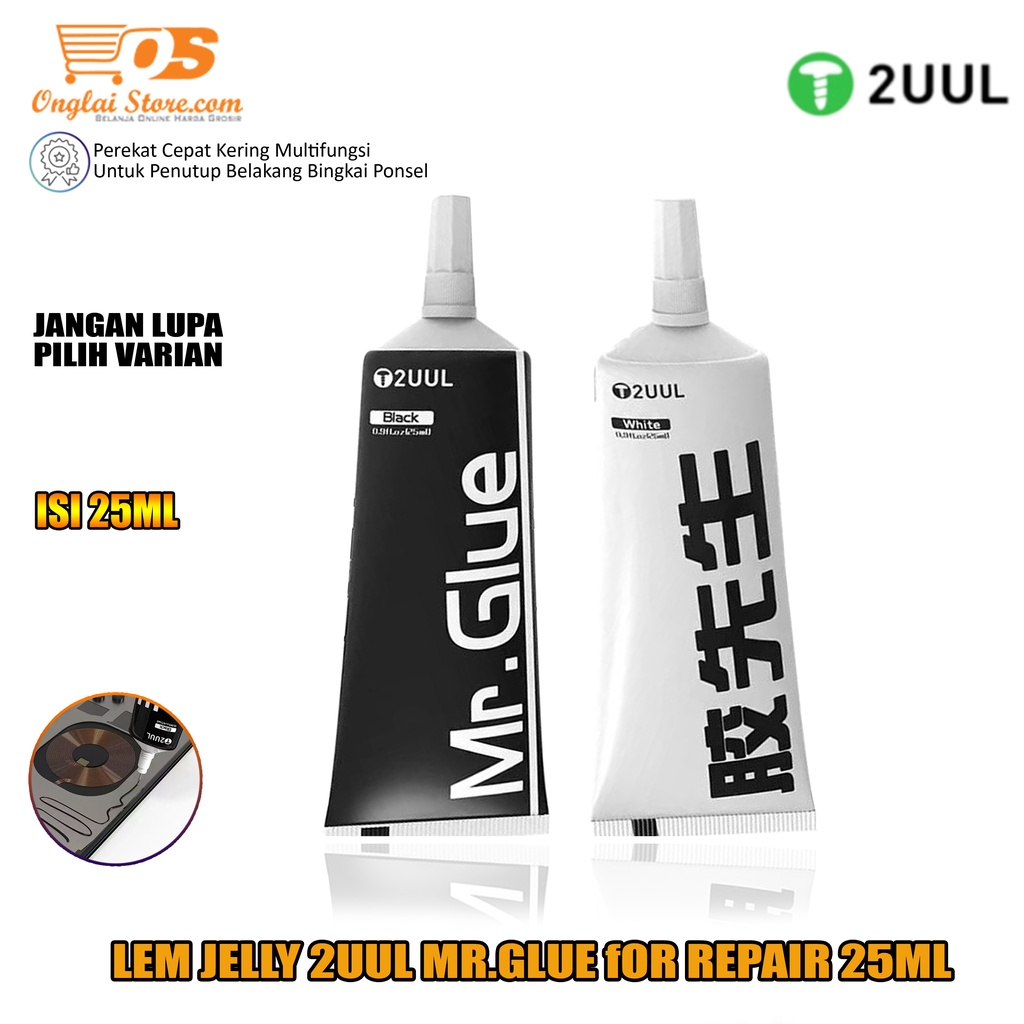 

2UUL Mr.Glue Lem Jelly Lem LCD Lem Touchscreen for Repair White 25ml
