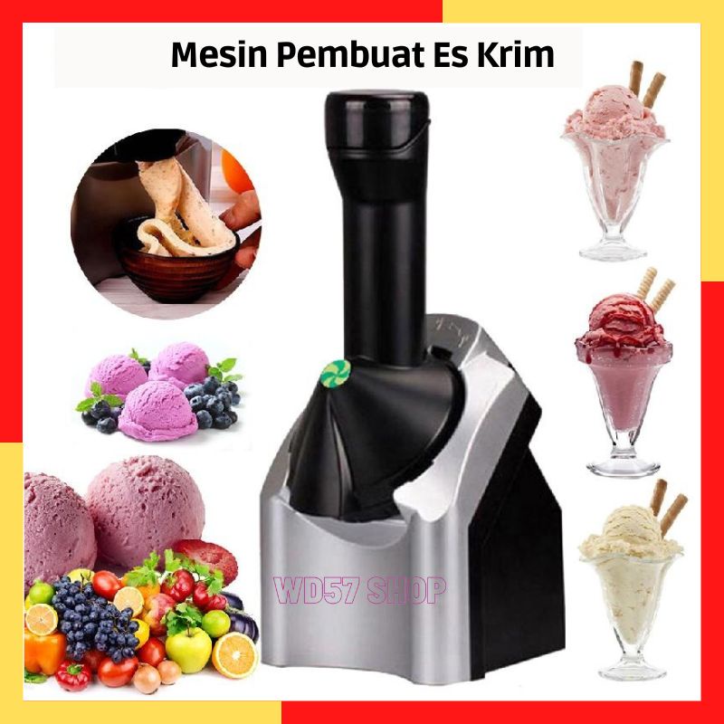 Alat Mesin Pembuat Ice Cream Es Krim Maker Machine Gelato Yogurt Smoothie Tomori Cokelat Marshmallow