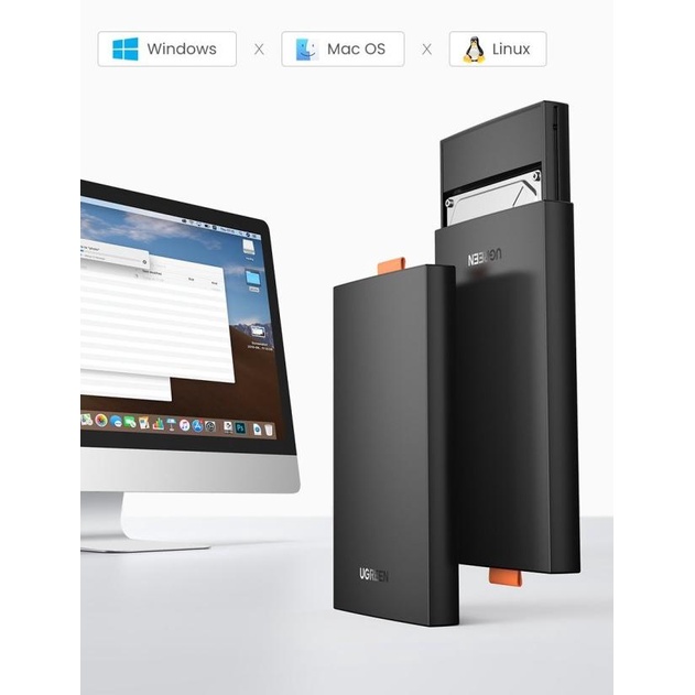 UGREEN HDD SSD Casing / Enclosure USB-C to 2.5″ SATA Neo - CM237