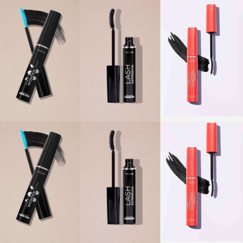 The One 5-in-1 Wonder Lash Mascara Waterproof/The One Lash Extension Mascara Waterproof/The One IN ACTION Sweat-Proof Mascara