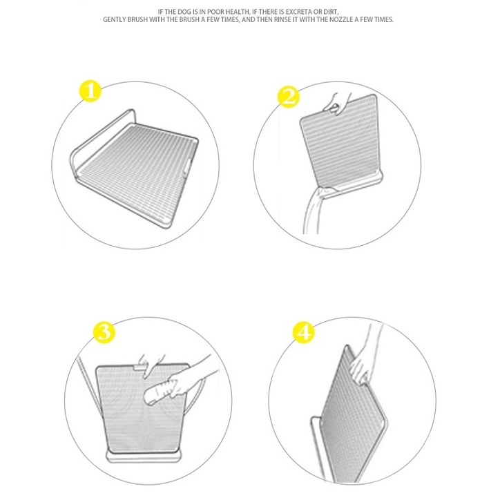 Pet Toilet Pee Poop Pad Training Tray Alas Pipis Anjing Tatakan Perlak Urine Hewan Kucing Anti Slip Indoor Tempat Kencing Underpad