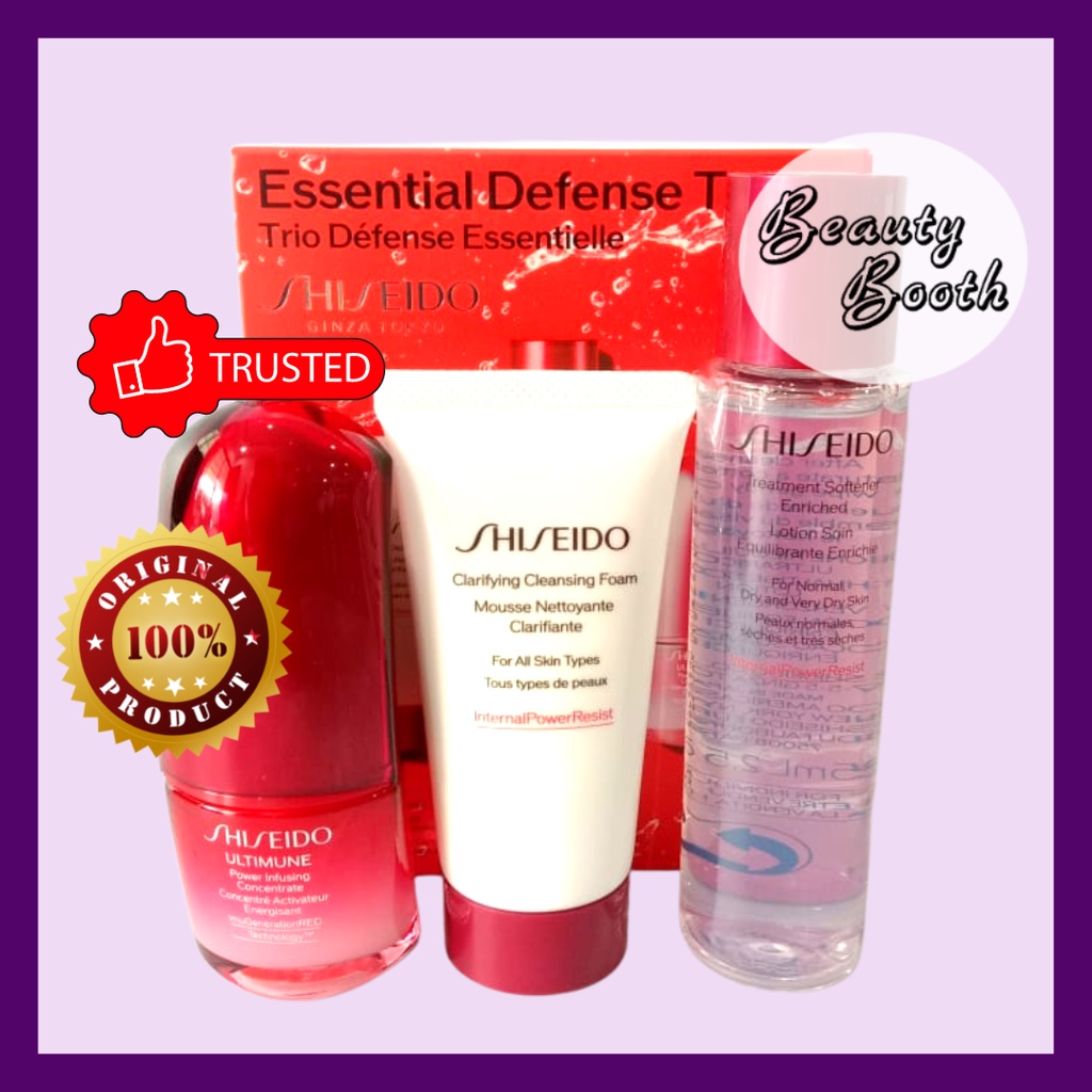 SHISEIDO Essential Defense Trio LIMITED