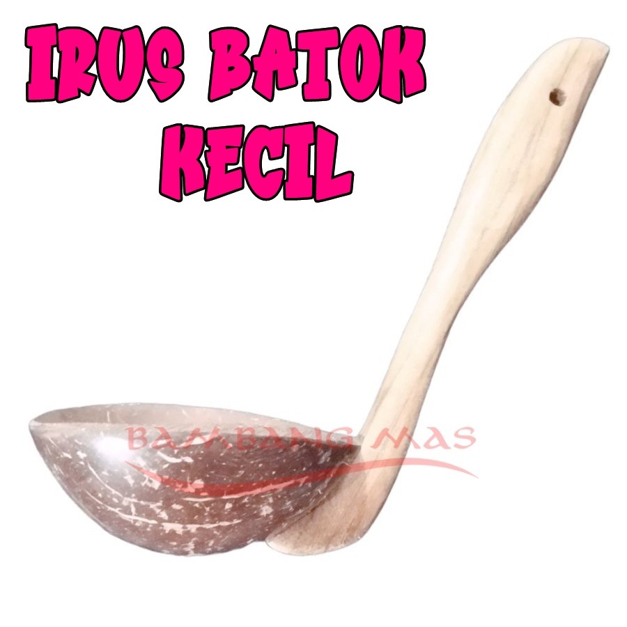 Irus Batok Kelapa / Irus centong Sayur Tempurung Kelapa - Kecil